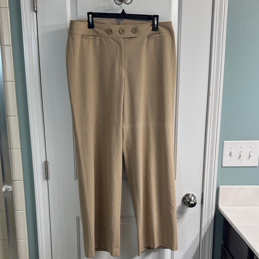 Classic Tan Women's Pants Ann Taylor LOFT